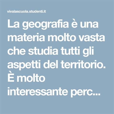 geografia è molto più